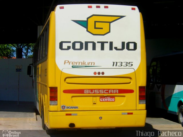 Empresa Gontijo de Transportes 11335 na cidade de Januária, Minas Gerais, Brasil, por Thiago  Pacheco. Número da foto: #1060921.