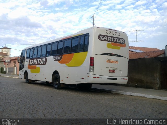Saritur - Santa Rita Transporte Urbano e Rodoviário 23000 na cidade de Piedade dos Gerais, Minas Gerais, Brasil, por Luiz Henrique Campos. Número da foto: #1010378.
