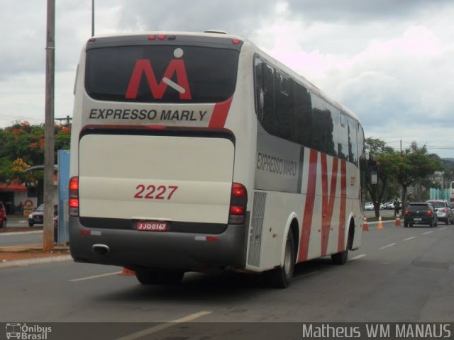 Expresso Marly 2227 na cidade de Goiânia, Goiás, Brasil, por Vicente Pinto Moreira. Número da foto: #1011406.