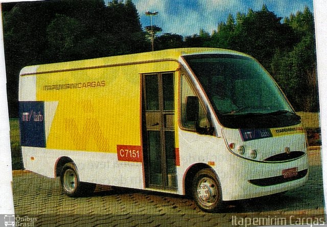 Viação Itapemirim C7151 na cidade de Cachoeiro de Itapemirim, Espírito Santo, Brasil, por Tadeu Vasconcelos. Número da foto: #1010965.