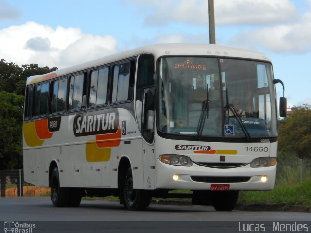 Saritur - Santa Rita Transporte Urbano e Rodoviário 14660 na cidade de Montes Claros, Minas Gerais, Brasil, por Lucas  Mendes. Número da foto: #1062895.