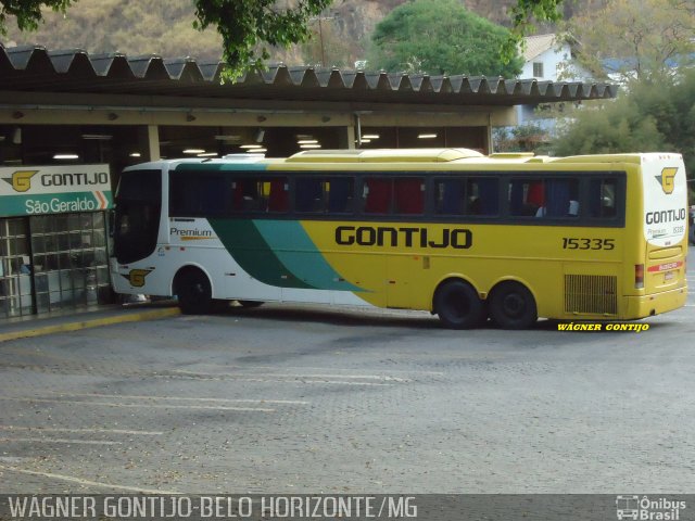 Empresa Gontijo de Transportes 15335 na cidade de Belo Horizonte, Minas Gerais, Brasil, por Wagner Gontijo Várzea da Palma-mg. Número da foto: #1062568.