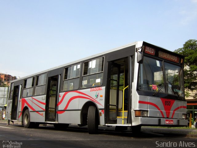 ETCD - Empresa de Transporte Coletivo de Diadema 055 na cidade de Diadema, São Paulo, Brasil, por Sandro Alves. ID da foto: 1062884.