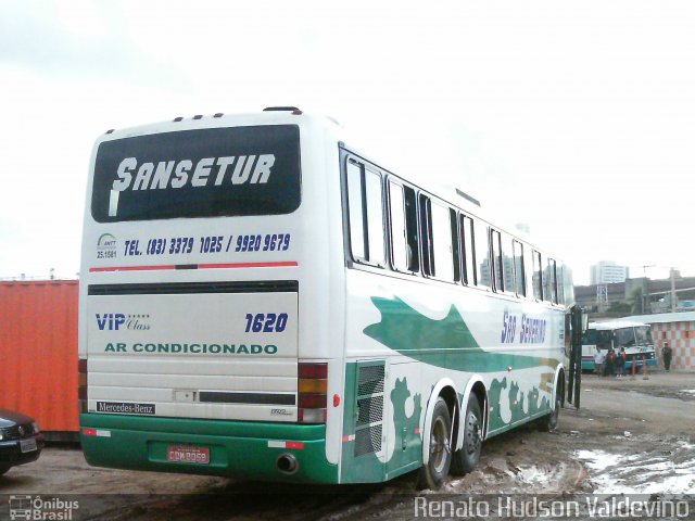 Sansetur - São Severino Turismo 1620 na cidade de Recife, Pernambuco, Brasil, por Renato Hudson Valdevino. Número da foto: #1064524.
