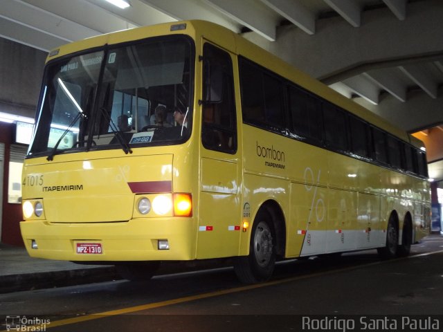 Viação Itapemirim 41015 na cidade de São Caetano do Sul, São Paulo, Brasil, por Felipe Cristovão Fonzar Leitão. Número da foto: #1064575.
