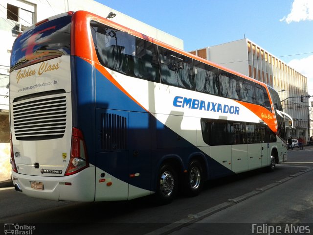Expresso Embaixador 504 na cidade de Pelotas, Rio Grande do Sul, Brasil, por Felipe Alves. Número da foto: #1064607.