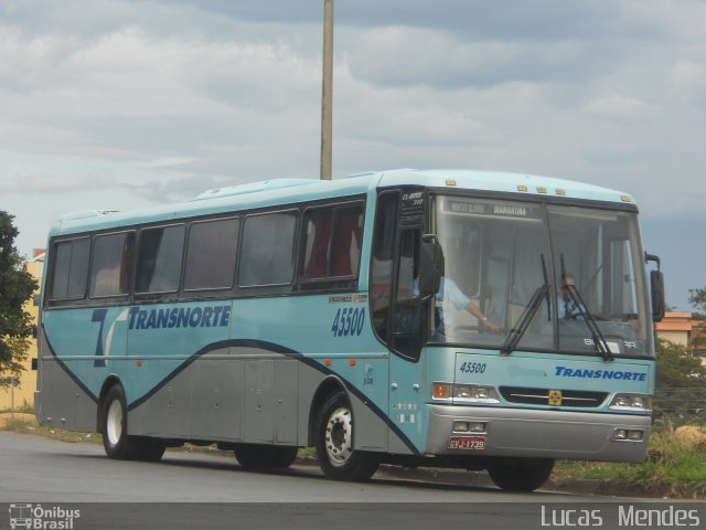 Transnorte - Transporte e Turismo Norte de Minas 45500 na cidade de Montes Claros, Minas Gerais, Brasil, por Lucas  Mendes. ID da foto: 1064800.