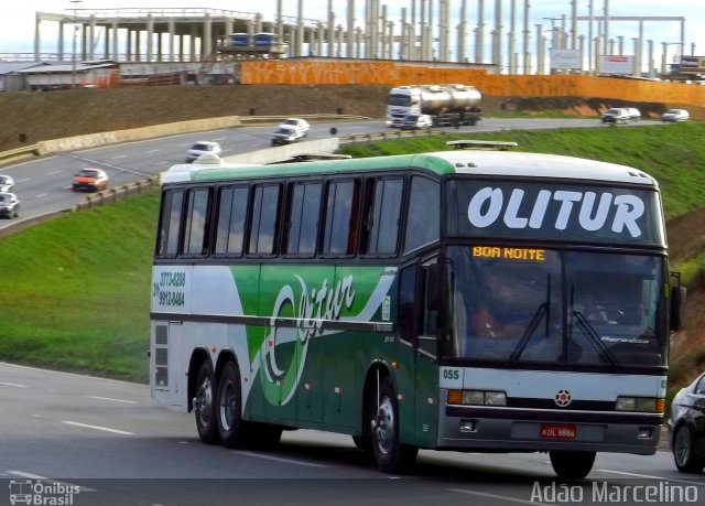 Olitur Turismo 055 na cidade de Betim, Minas Gerais, Brasil, por Adão Raimundo Marcelino. Número da foto: #1013410.