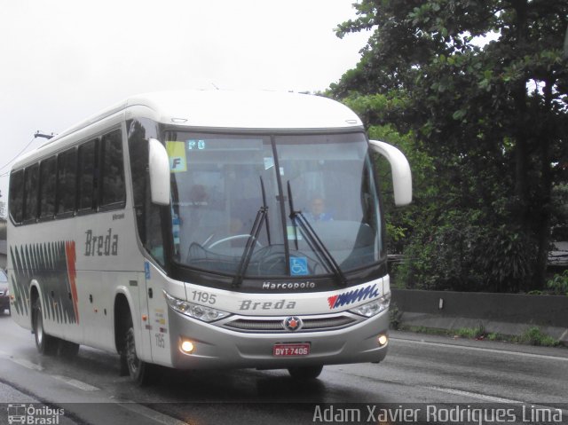 Breda Transportes e Serviços 1195 na cidade de Cubatão, São Paulo, Brasil, por Adam Xavier Rodrigues Lima. Número da foto: #1012347.