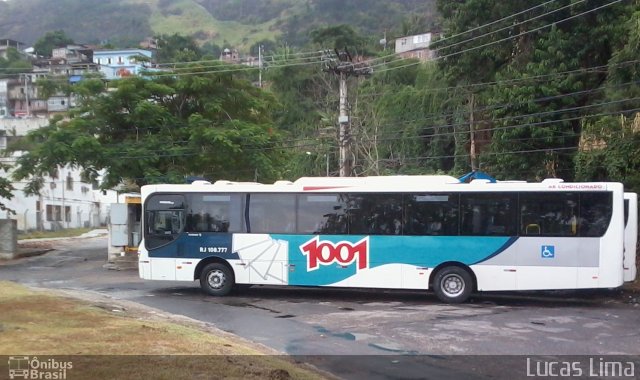 Auto Viação 1001 RJ 108.777 na cidade de Niterói, Rio de Janeiro, Brasil, por Lucas Lima. ID da foto: 1012400.