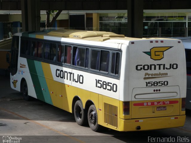 Empresa Gontijo de Transportes 15850 na cidade de Ribeirão Preto, São Paulo, Brasil, por Fernando Reis. Número da foto: #1012841.