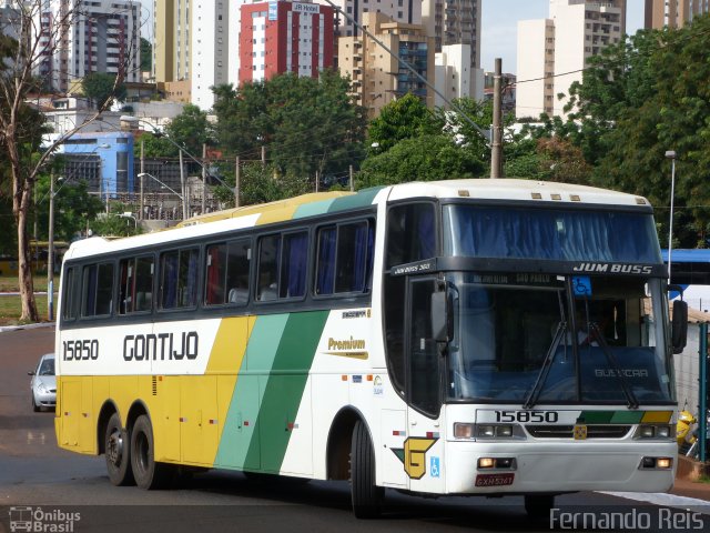 Empresa Gontijo de Transportes 15850 na cidade de Ribeirão Preto, São Paulo, Brasil, por Fernando Reis. ID da foto: 1012926.