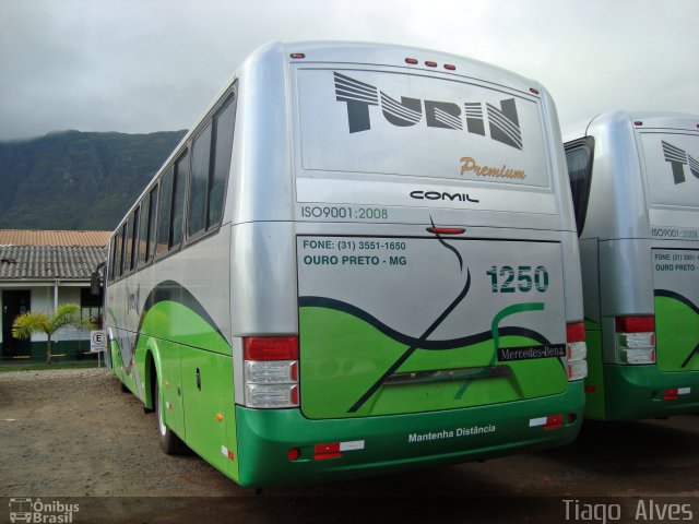 Turin Transportes 1250 na cidade de Ouro Branco, Minas Gerais, Brasil, por Tiago  Alves. Número da foto: #1015784.
