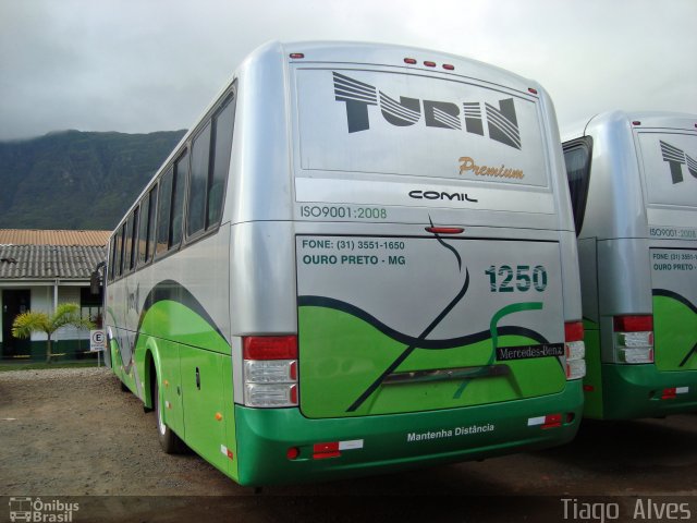 Turin Transportes 1250 na cidade de Ouro Branco, Minas Gerais, Brasil, por Tiago  Alves. ID da foto: 1015784.