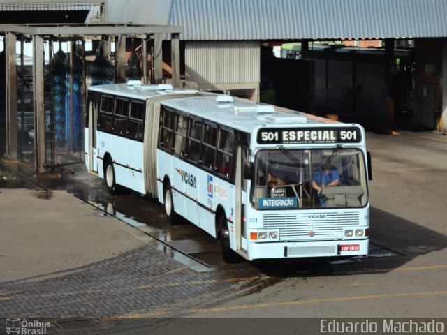 VICASA - Viação Canoense S.A. 501 na cidade de Canoas, Rio Grande do Sul, Brasil, por Eduardo Machado. ID da foto: 1018030.