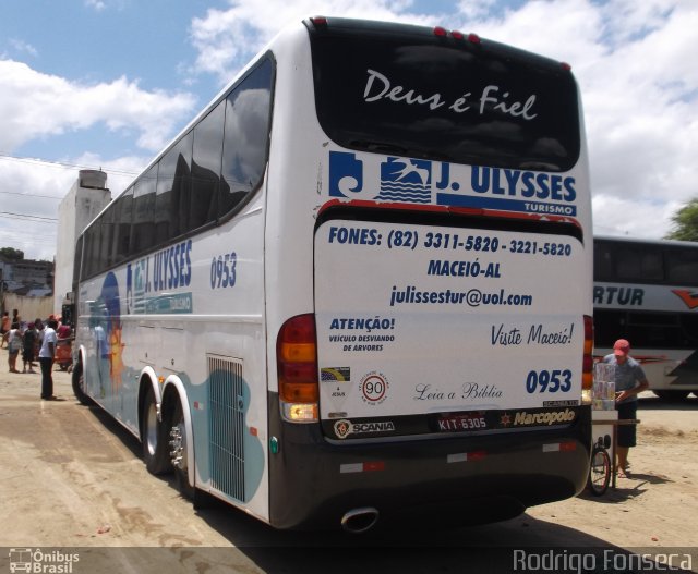 J. Ulysses Turismo 0953 na cidade de Caruaru, Pernambuco, Brasil, por Rodrigo Fonseca. Número da foto: #1016588.