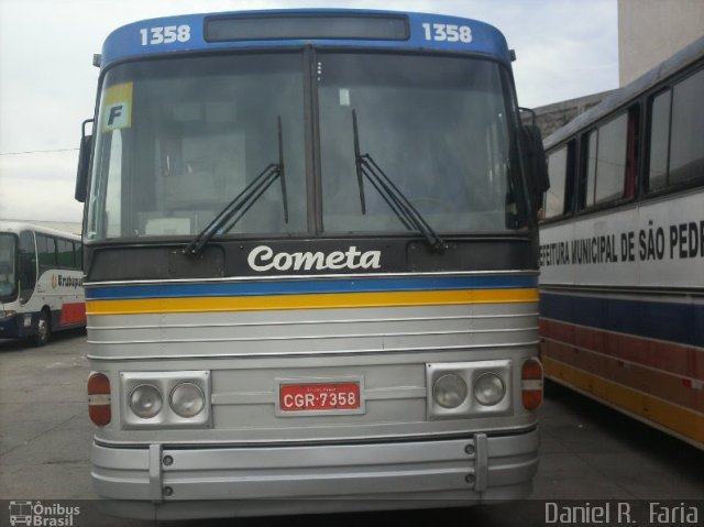 Viação Cometa 1358 na cidade de São Paulo, São Paulo, Brasil, por Daniel R.  Faria. ID da foto: 1017400.