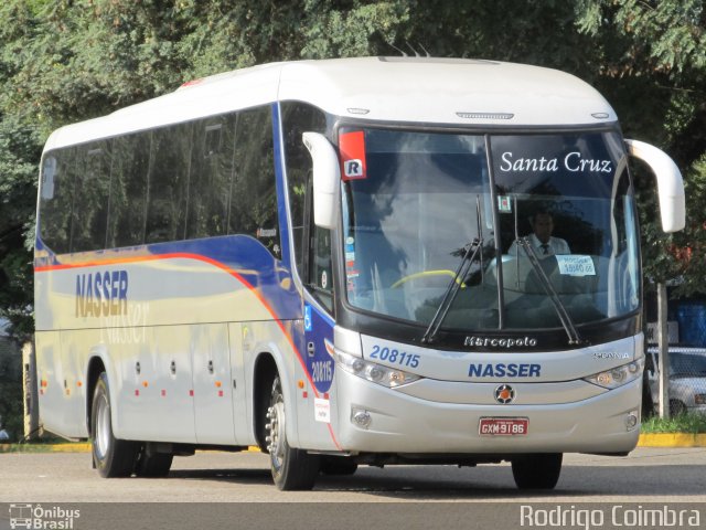 Viação Nasser 208115 na cidade de São Paulo, São Paulo, Brasil, por Rodrigo Coimbra. ID da foto: 1016985.