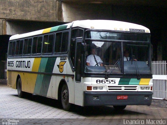 Empresa Gontijo de Transportes 8655 na cidade de Belo Horizonte, Minas Gerais, Brasil, por Leandro Macedo. ID da foto: 1016521.