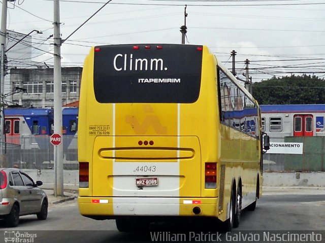 Viação Itapemirim 44043 na cidade de Osasco, São Paulo, Brasil, por William Patrick Galvão Nascimento. ID da foto: 1018368.