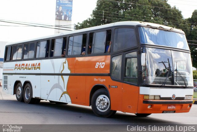 Viação Paraúna 810 na cidade de Goiânia, Goiás, Brasil, por Carlos Eduardo Lopes. Número da foto: #1019586.