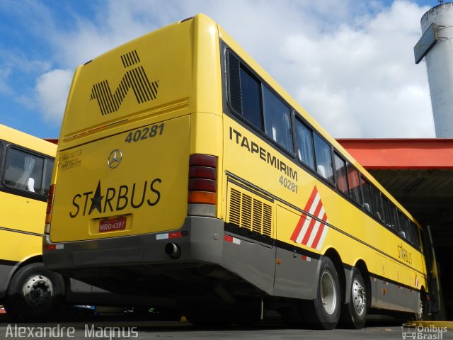 Viação Itapemirim 40281 na cidade de Queluz, São Paulo, Brasil, por Alexandre  Magnus. Número da foto: #1018314.