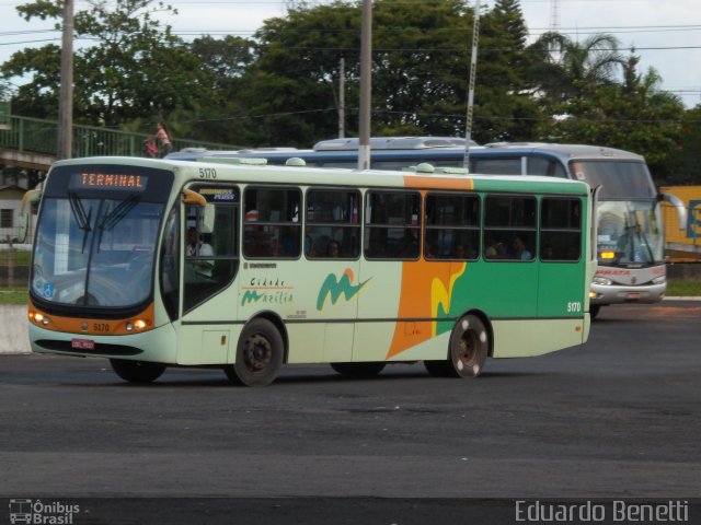Empresa Circular de Marília 5170 na cidade de Marília, São Paulo, Brasil, por Eduardo Benetti . Número da foto: #1019241.