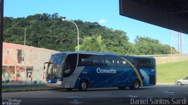 Viação Cometa 2247 na cidade de Praia Grande, São Paulo, Brasil, por Daniel Santos Sardi. Número da foto: #1018613.