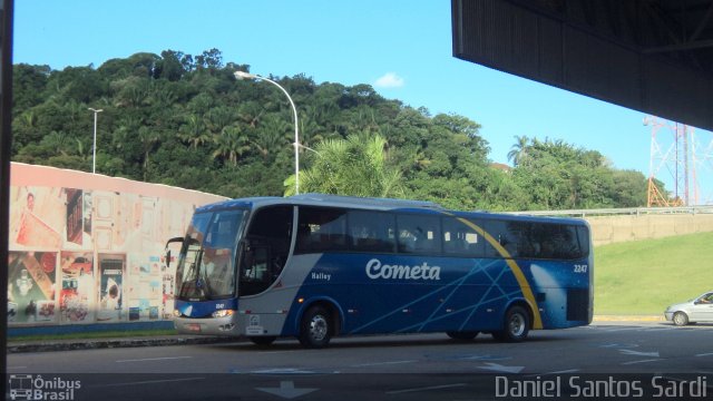 Viação Cometa 2247 na cidade de Praia Grande, São Paulo, Brasil, por Daniel Santos Sardi. ID da foto: 1018613.