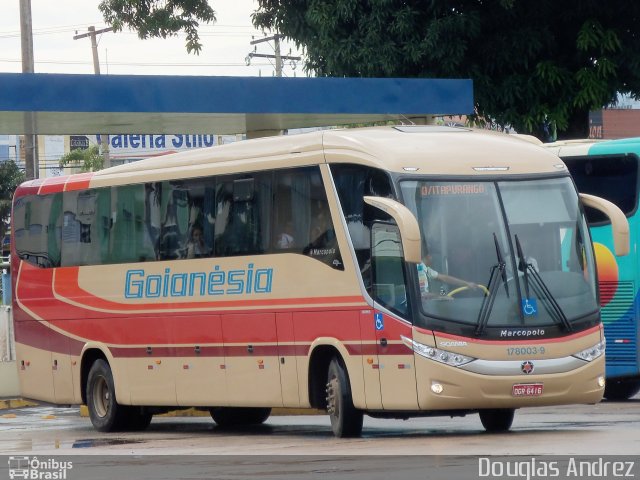 Auto Viação Goianésia 178003-9 na cidade de Goiânia, Goiás, Brasil, por Douglas Andrez. Número da foto: #1020516.