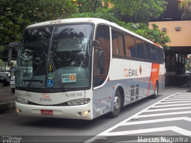 Evanil Transportes e Turismo RJ 132.102 na cidade de Volta Redonda, Rio de Janeiro, Brasil, por Marcus Nogueira . Número da foto: #1020577.
