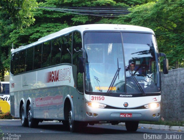 Viação Águia Branca 31150 na cidade de Salvador, Bahia, Brasil, por Osmar Junior. Número da foto: #1020731.