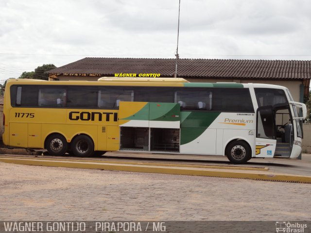 Empresa Gontijo de Transportes 11775 na cidade de Pirapora, Minas Gerais, Brasil, por Wagner Gontijo Várzea da Palma-mg. Número da foto: #1023145.