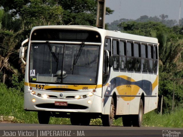 VBL - Viação Branca do Leste 157 na cidade de Imperatriz, Maranhão, Brasil, por João Victor. Número da foto: #1022764.