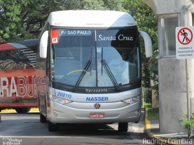 Viação Nasser 208115 na cidade de São Paulo, São Paulo, Brasil, por Rodrigo Coimbra. Número da foto: #1024006.