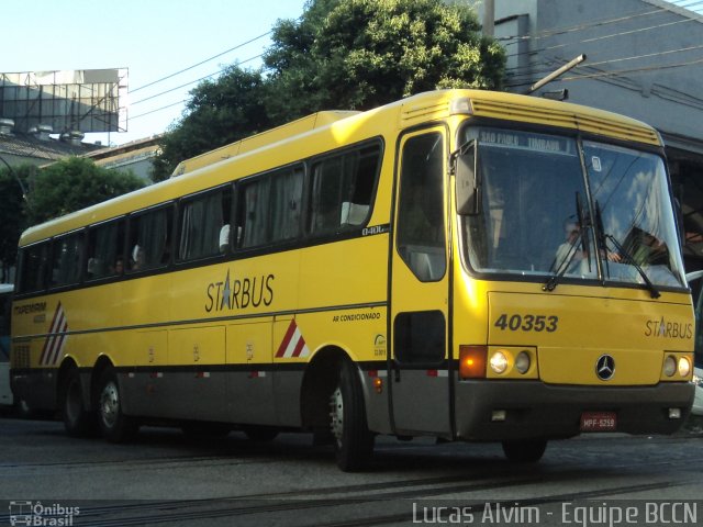 Viação Itapemirim 40353 na cidade de Rio de Janeiro, Rio de Janeiro, Brasil, por Lucas Alvim. ID da foto: 1022670.