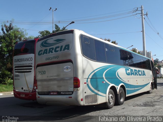 Viação Garcia 7530 na cidade de São Paulo, São Paulo, Brasil, por Fabiano de Oliveira Prado. Número da foto: #1065675.