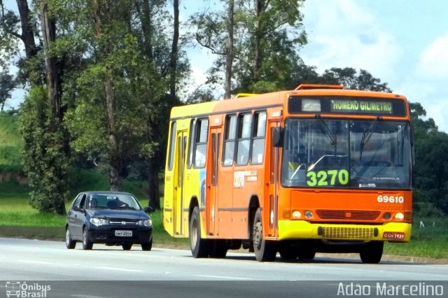 Viação Santa Edwiges 69610 na cidade de Betim, Minas Gerais, Brasil, por Adão Raimundo Marcelino. Número da foto: #1066953.