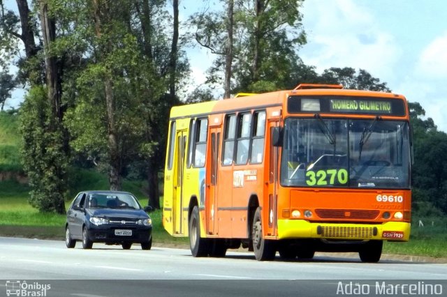 Viação Santa Edwiges 69610 na cidade de Betim, Minas Gerais, Brasil, por Adão Raimundo Marcelino. ID da foto: 1066953.