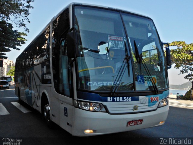 Auto Viação 1001 RJ 108.566 na cidade de Niterói, Rio de Janeiro, Brasil, por Zé Ricardo Reis. ID da foto: 1066149.