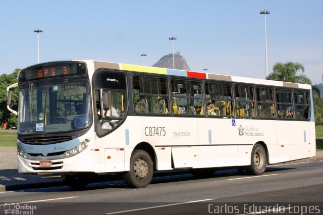 Expresso Pégaso C87475 na cidade de Rio de Janeiro, Rio de Janeiro, Brasil, por Carlos Eduardo Lopes. ID da foto: 1067287.