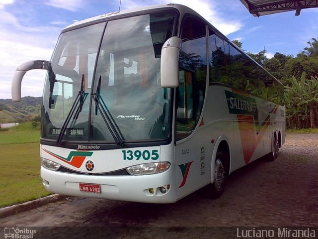 Viação Salutaris e Turismo 13905 na cidade de Paraíba do Sul, Rio de Janeiro, Brasil, por Luciano Miranda. ID da foto: 1067140.