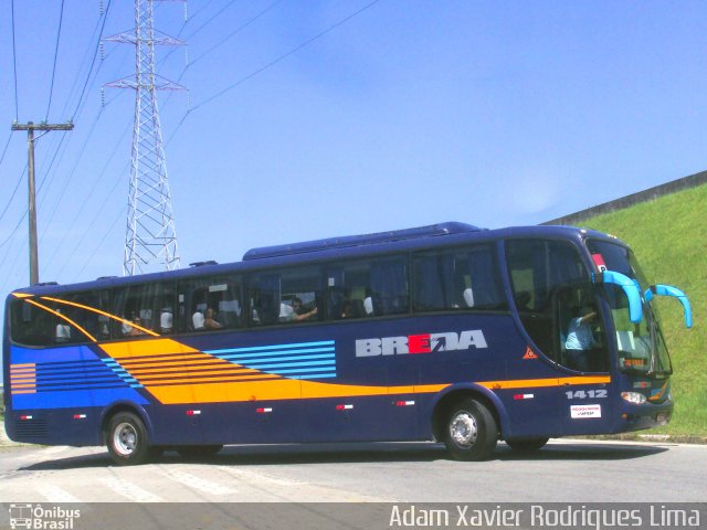 Breda Transportes e Serviços 1412 na cidade de Itanhaém, São Paulo, Brasil, por Adam Xavier Rodrigues Lima. Número da foto: #1065719.