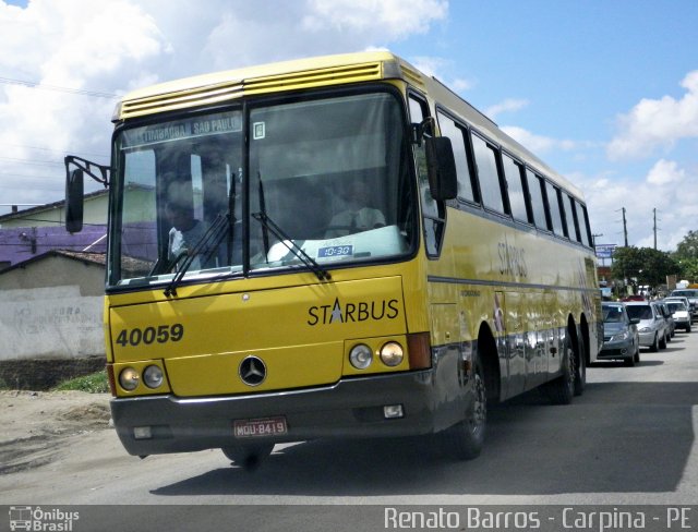 Viação Itapemirim 40059 na cidade de Carpina, Pernambuco, Brasil, por Renato Barros. ID da foto: 1084170.