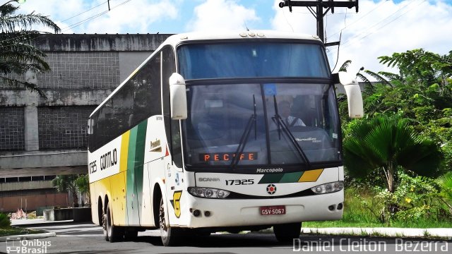 Empresa Gontijo de Transportes 17325 na cidade de Recife, Pernambuco, Brasil, por Daniel Cleiton  Bezerra. Número da foto: #1083745.