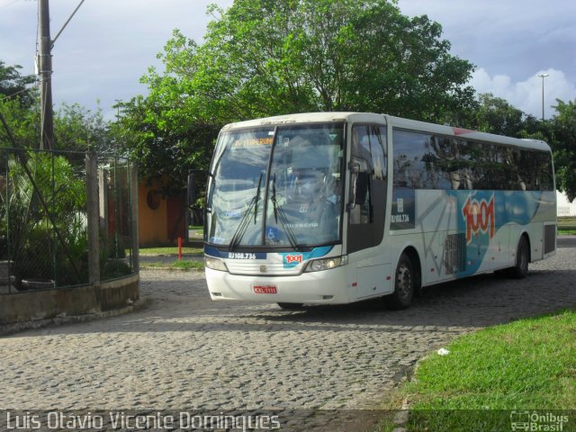 Auto Viação 1001 RJ 108.736 na cidade de Campos dos Goytacazes, Rio de Janeiro, Brasil, por Luis Otávio Vicente Domingues. ID da foto: 1083954.