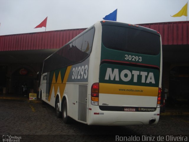 Viação Motta 30293 na cidade de Limeira, São Paulo, Brasil, por Ronaldo Diniz de Oliveira. Número da foto: #1083252.