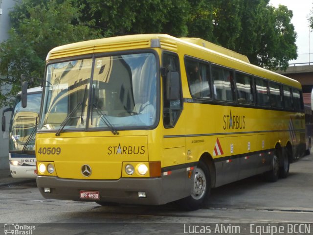 Viação Itapemirim 40509 na cidade de Rio de Janeiro, Rio de Janeiro, Brasil, por Lucas Alvim. ID da foto: 1082609.