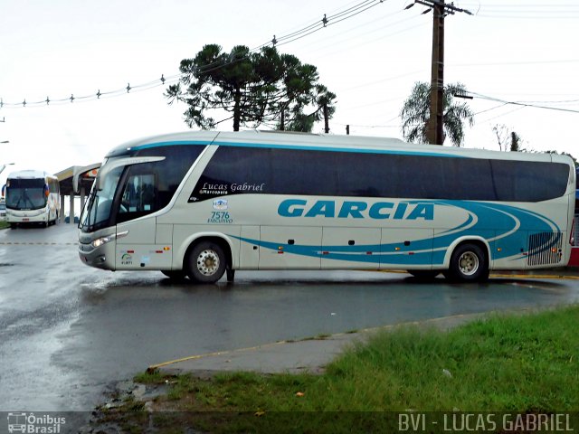 Viação Garcia 7576  na cidade de Imbaú, Paraná, Brasil, por Lucas Gabriel. Número da foto: #1084214.