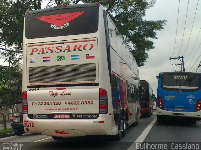 Pássaro Prata Transportadora Turística 2010 na cidade de São Paulo, São Paulo, Brasil, por Guilherme  Cassiano. Número da foto: #1084207.